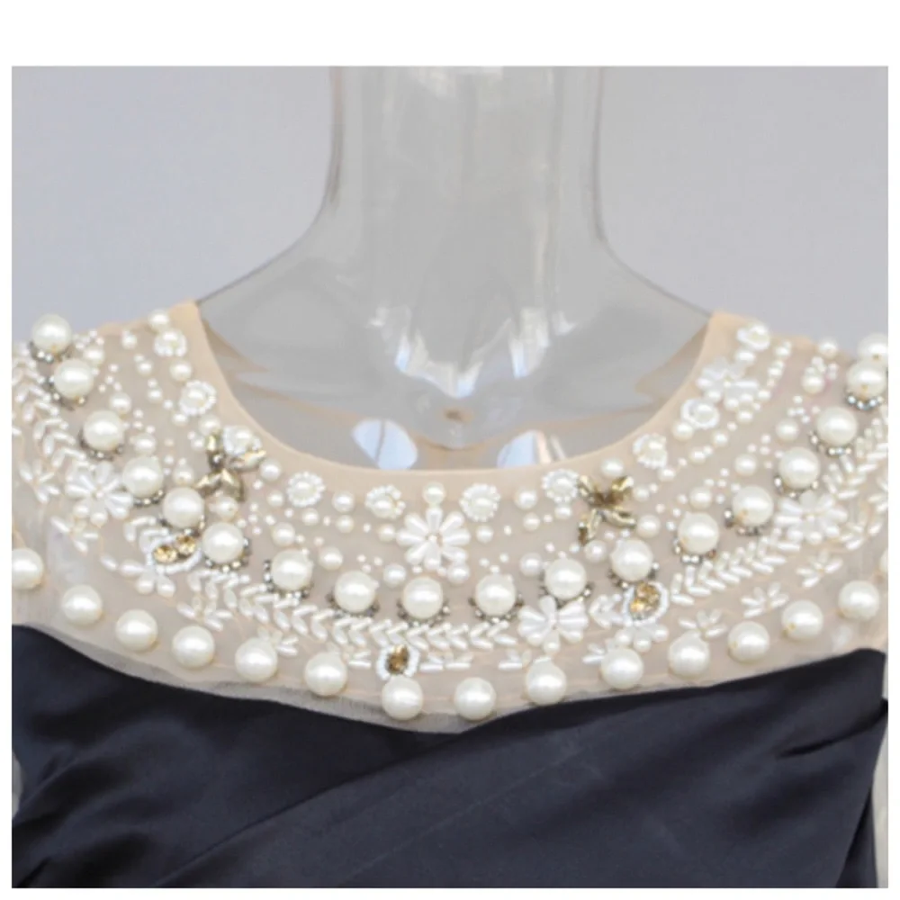 Gorgeous Silk Satin Cocktail Dress The Torie - Picture 9 of 12